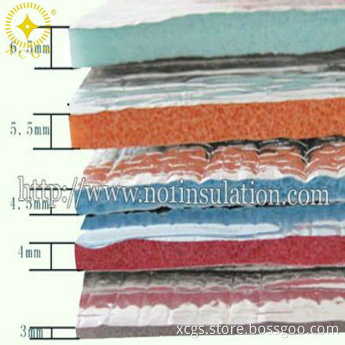 thermal XPE Foam insulation/foil foam heat insulation/XPE Foam insulation AU standard